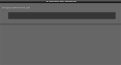 Desktop Screenshot of flyingchariotministries.com